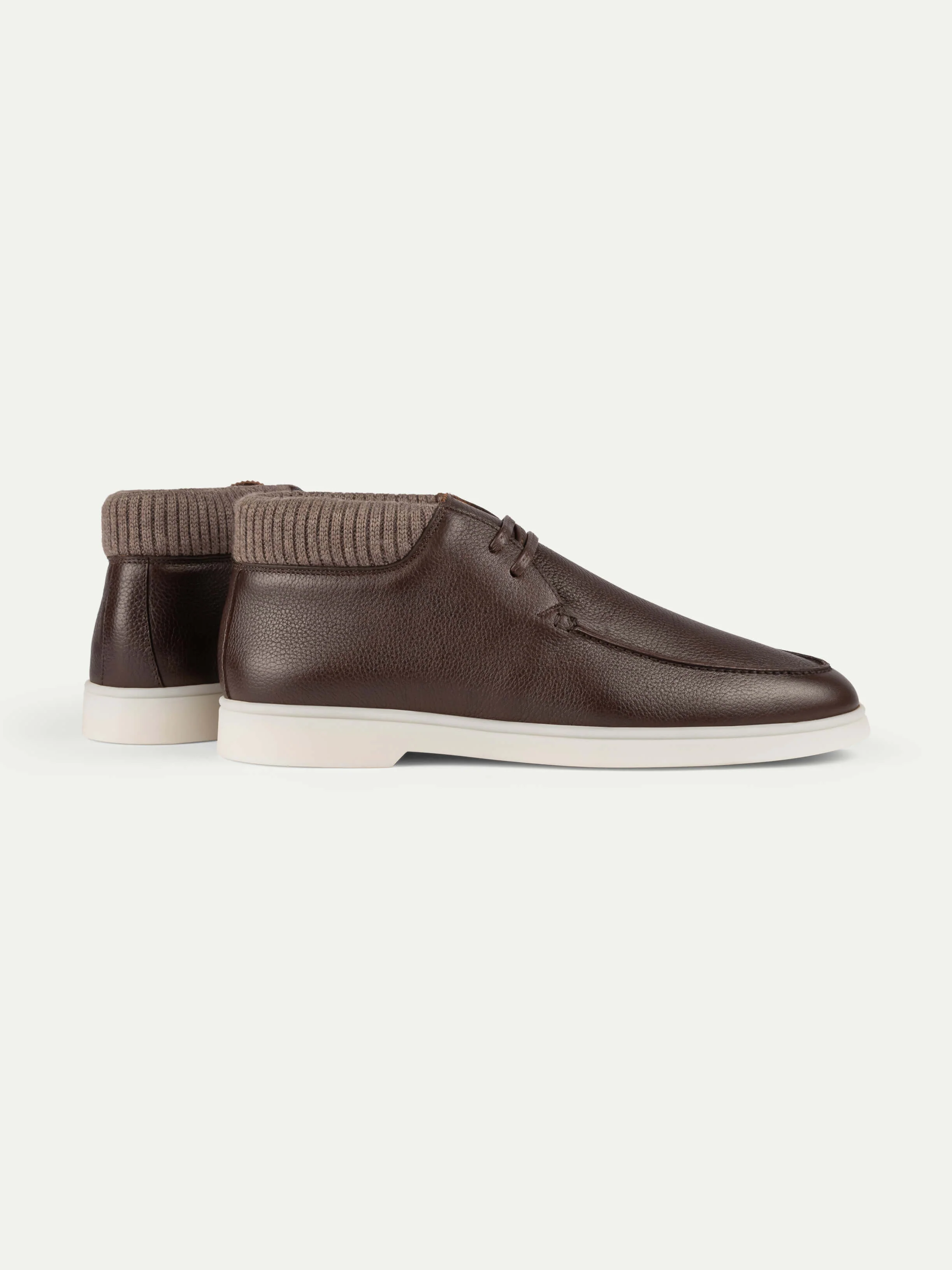 Brown Grain Desert Boot - Image 4