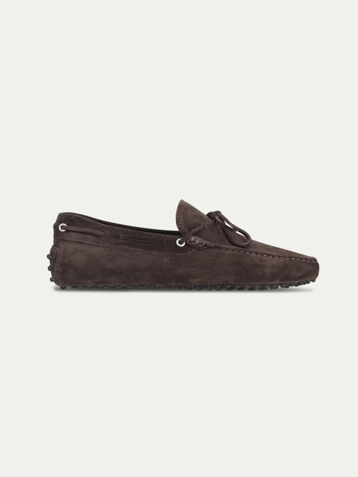 Warm Grey Suede Driving Shoes - Image 3