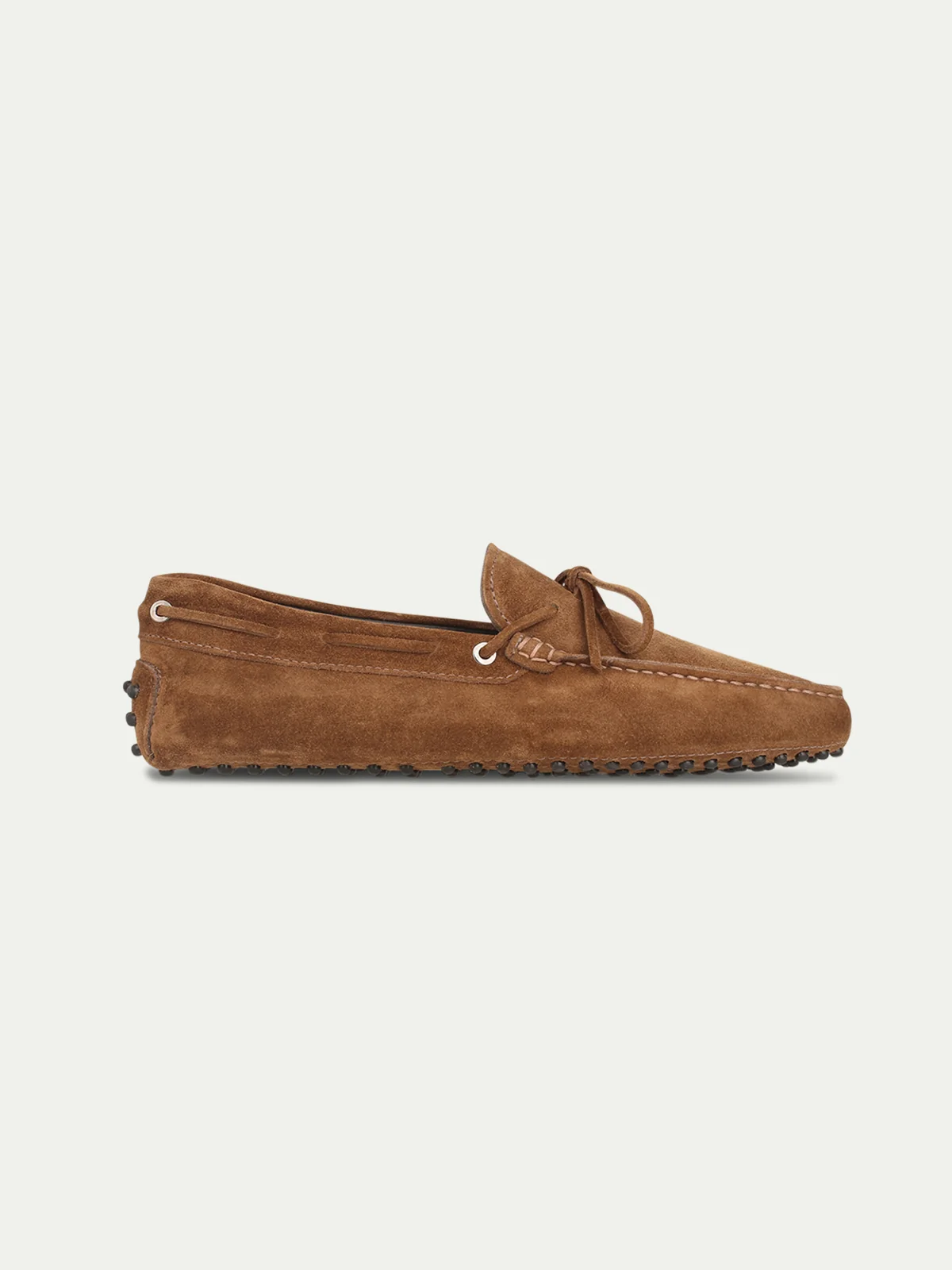Caramel Suede Driving Shoes - Image 4