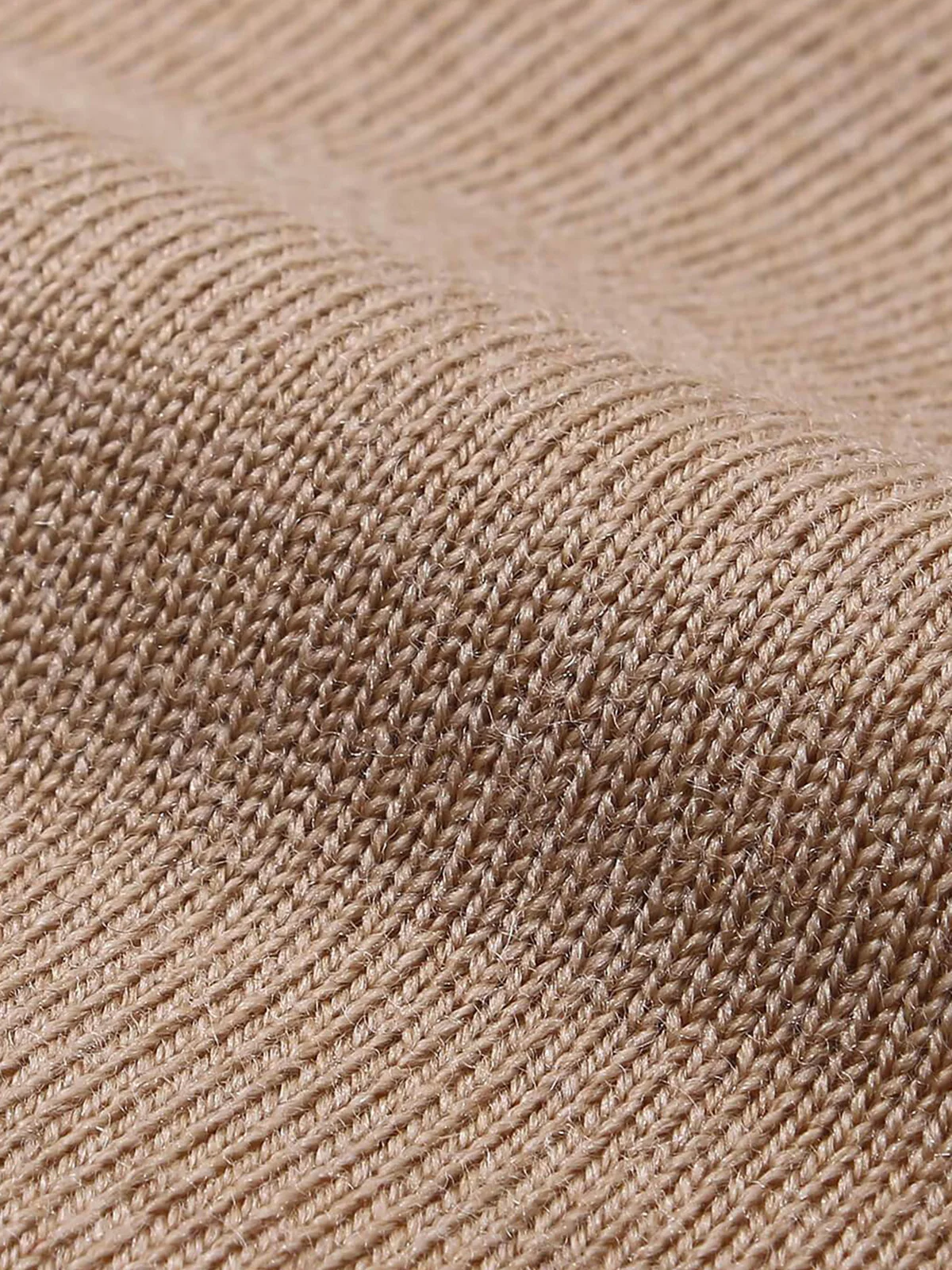 Extrafine Merino Crew Neck Sweater Beige - Image 6