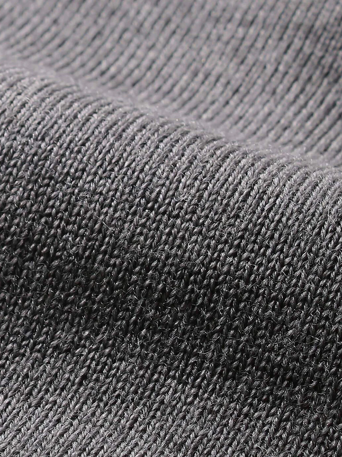 Extrafine Merino Polo Dark Grey - Image 5