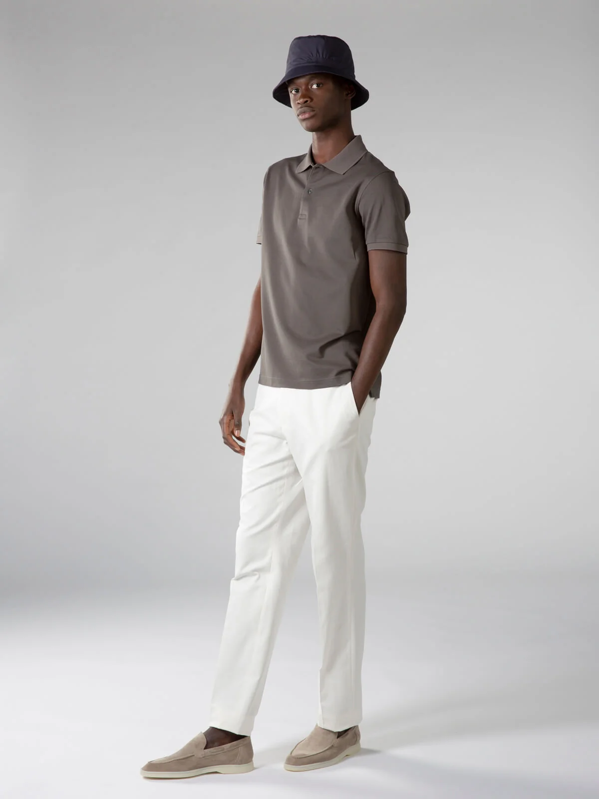 Dark Grey Polo Shirt - Image 6