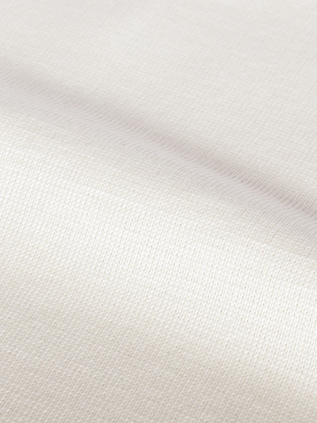 Extrafine Merino Knitted Shirt Ivory - Image 4