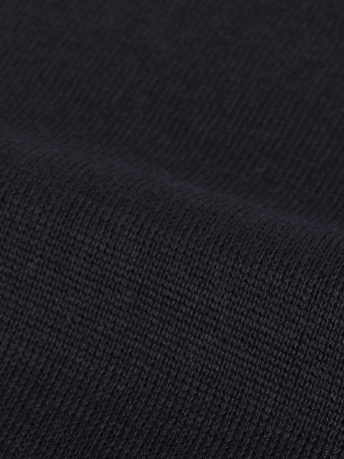 Extrafine Merino Knitted Shirt Navy - Image 4