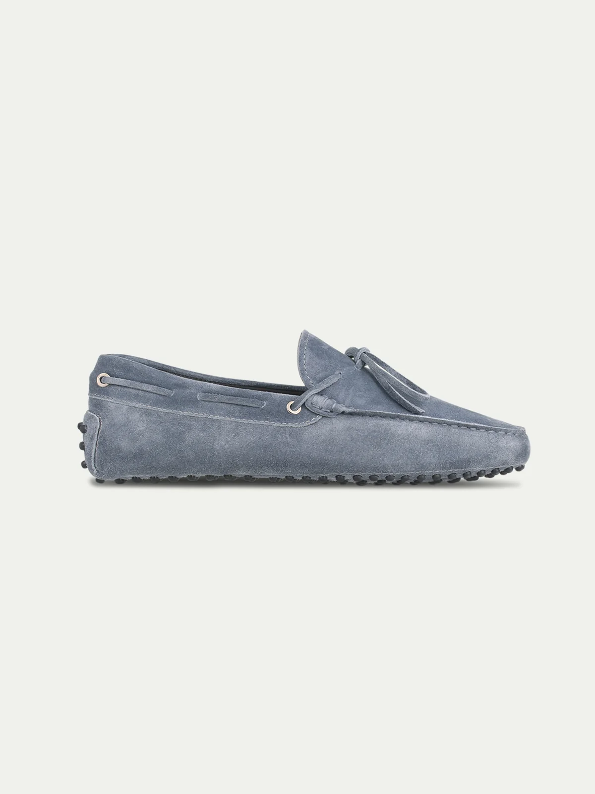 Light Blue Suede Driving Shoes - Image 4
