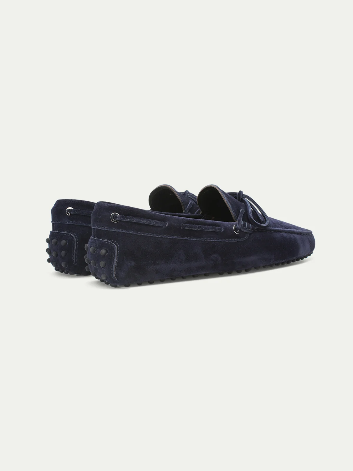 Navy Suede Driving Shoes - Image 3