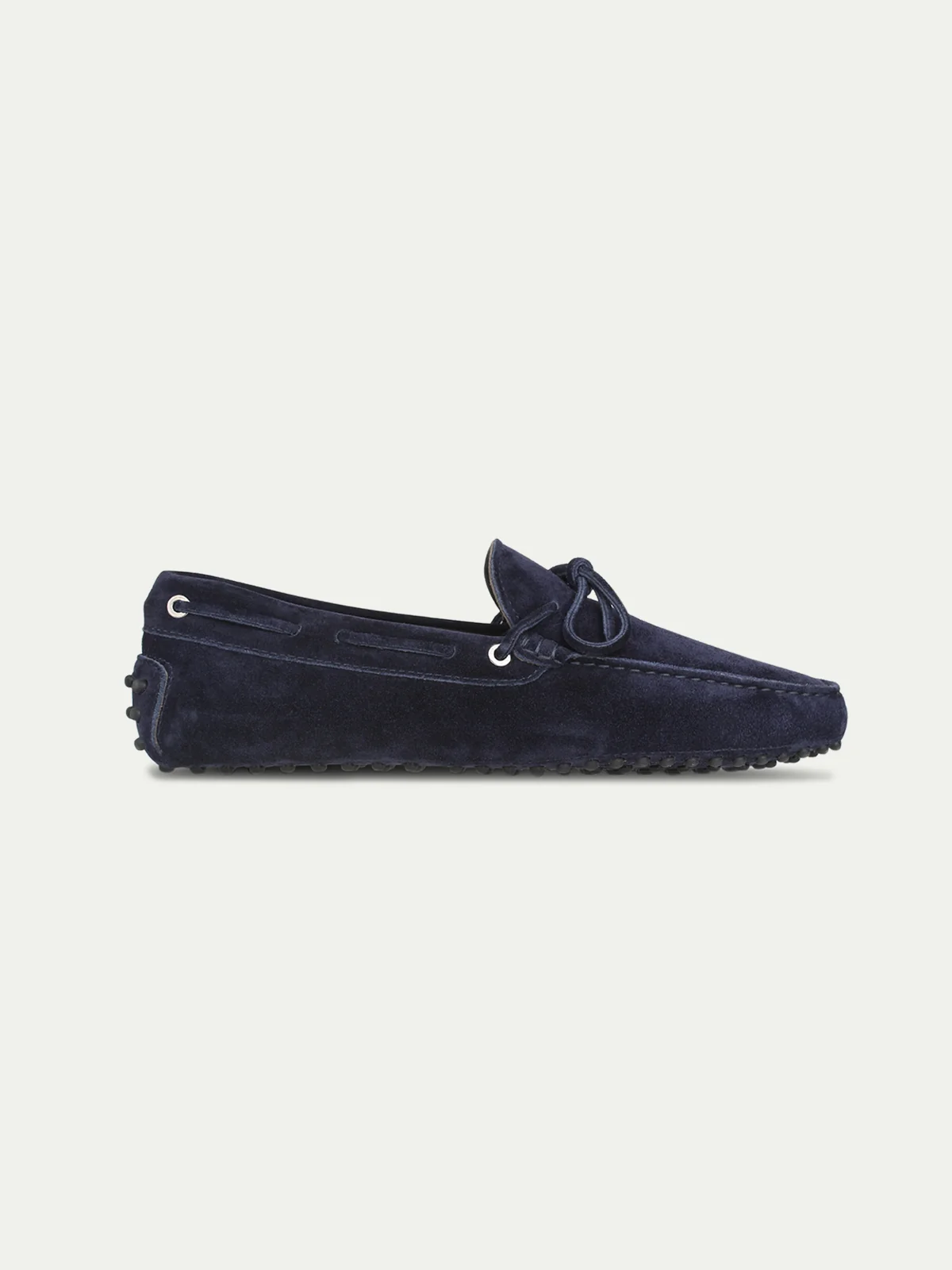 Navy Suede Driving Shoes - Image 4