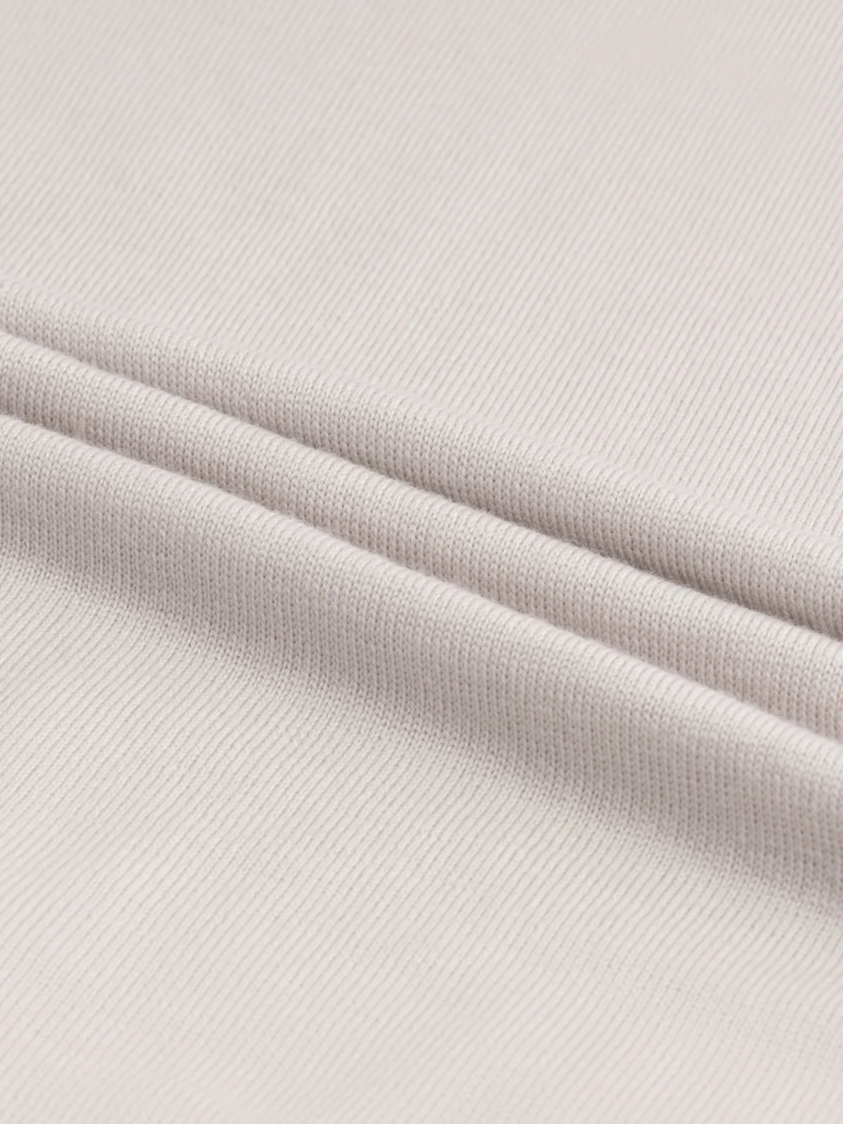 Shortsleeve Buttonless Polo Ecru - Image 6